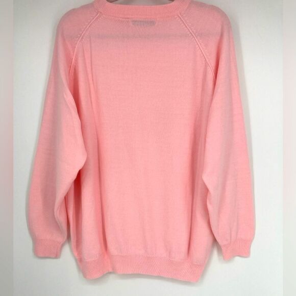 Gloria Vanderbilt Plus Size Pink Women’s Sweater 44/2XL - Picture 3 of 5